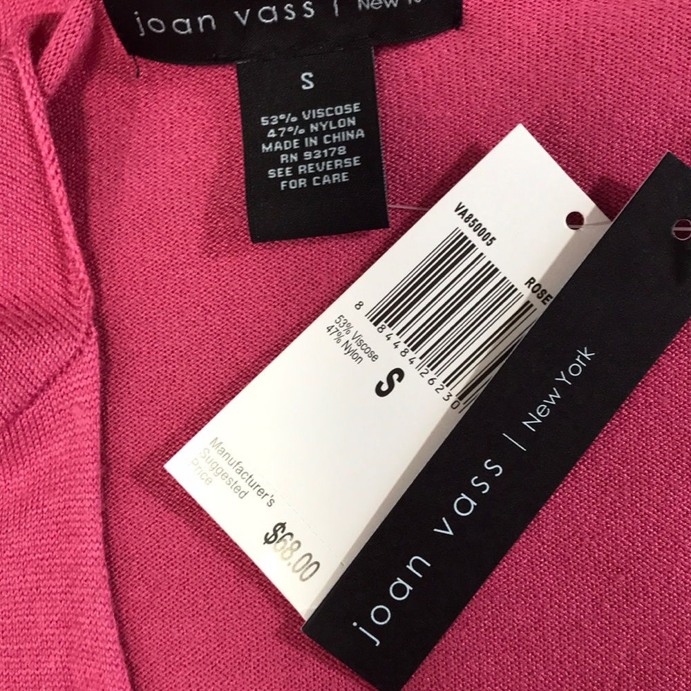 Joan Vass Hi-Lo Viscose Sweater - Picture 7 of 7